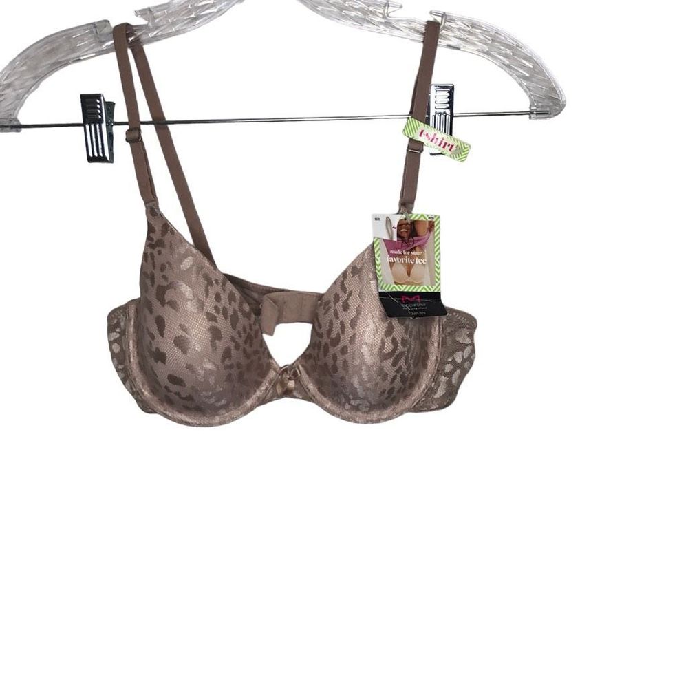New Women's Maidenform Champagne Colored T-Shirt Bra Sie 34B NWT